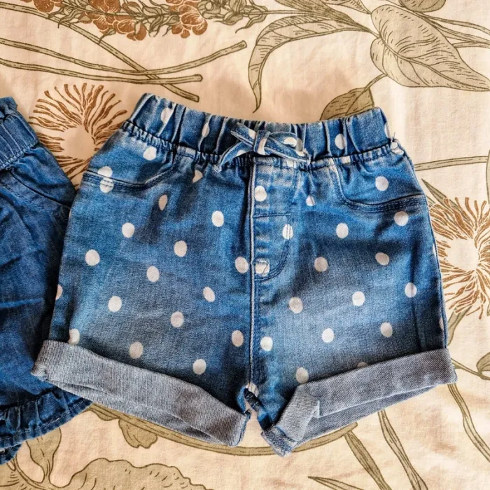 2 shorts en jeans - photo numéro 2