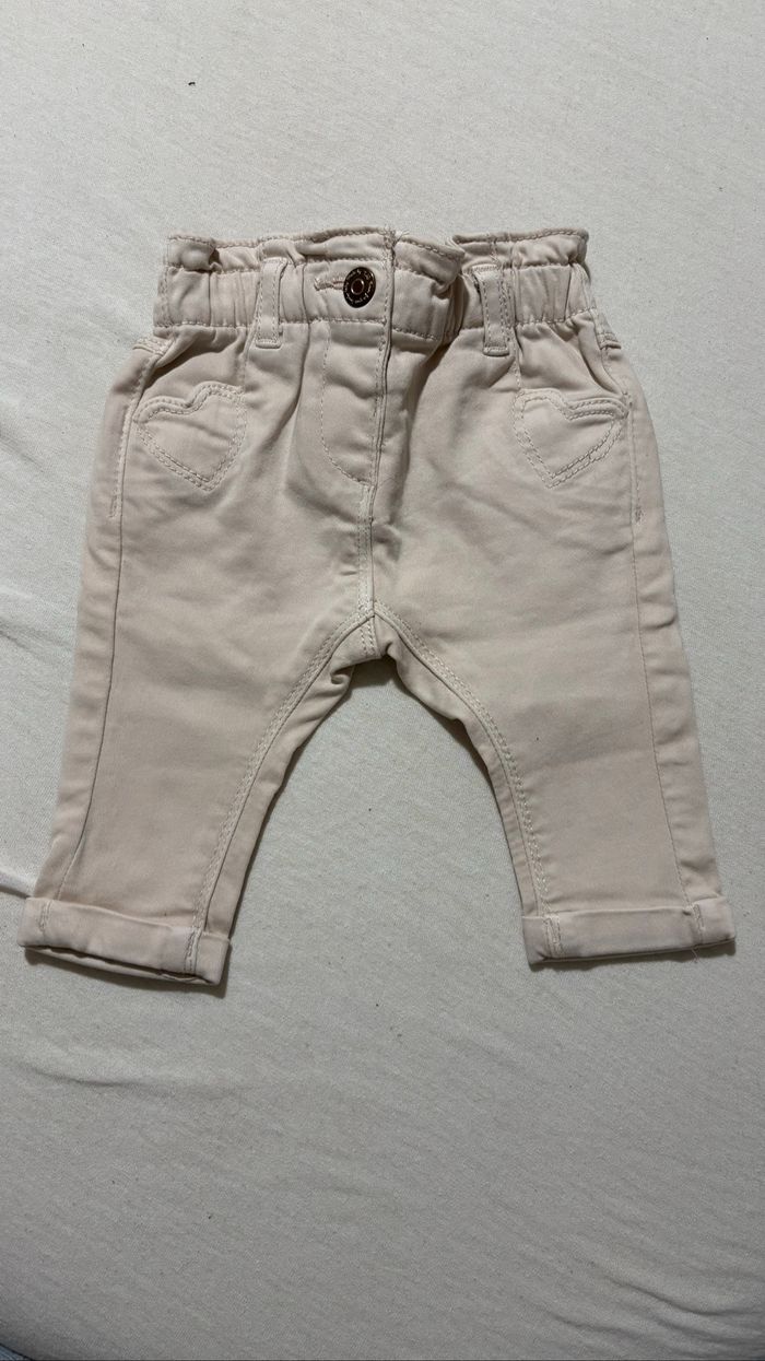 👶 Pantalon rose clair Tape à l’œil  – Taille 3 mois