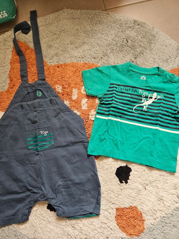 Ensemble salopette- 12mois