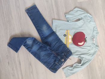 Ensemble jean slim et tee shirt Dpam Taille 4 ans
