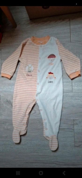 Pyjama ouverture avant 12mois 74cm 👻