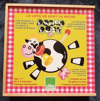 Jeu "Le loto de Rosy la vache"