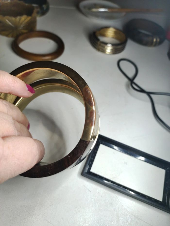 2 bracelets bi- matière - photo numéro 7