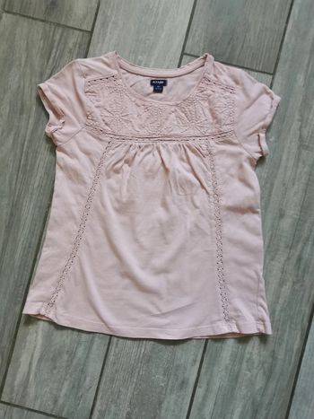 Tee-shirt rose 8 ans Kiabi