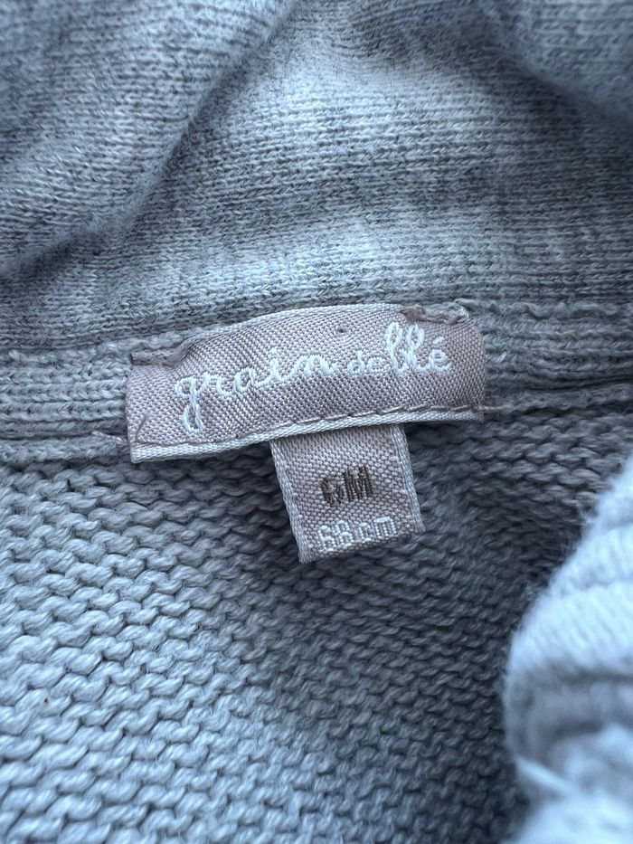Gilet gris à rayures - photo numéro 7