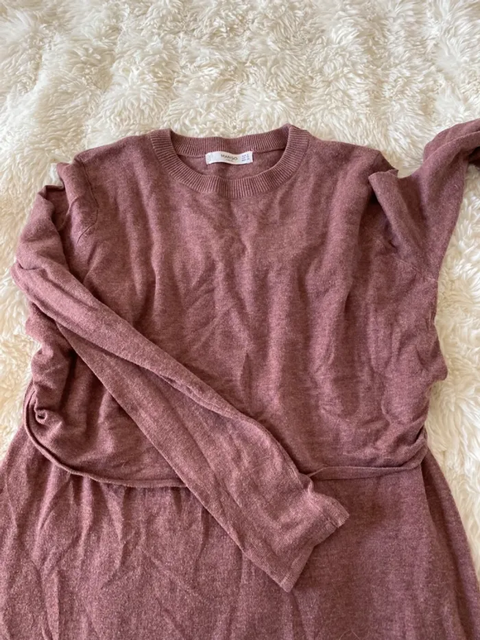 Robe pull manches longues Mango taille S - photo numéro 4