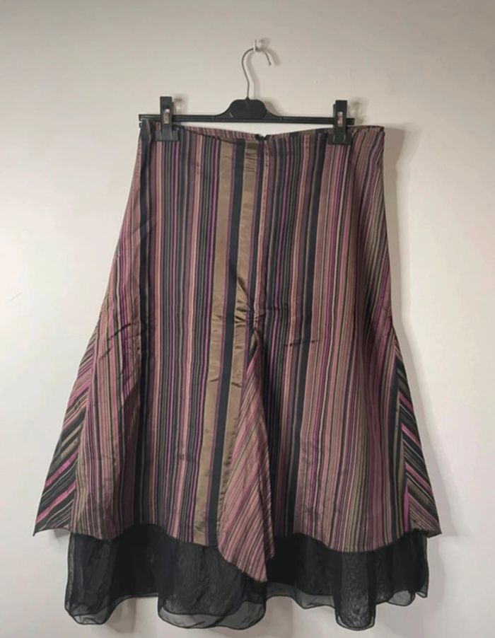 Jupe midi asymétrique 38/40 femme
