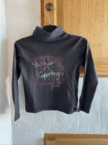 Sous pull garçon gris anthracite Kiabi - 5 ans