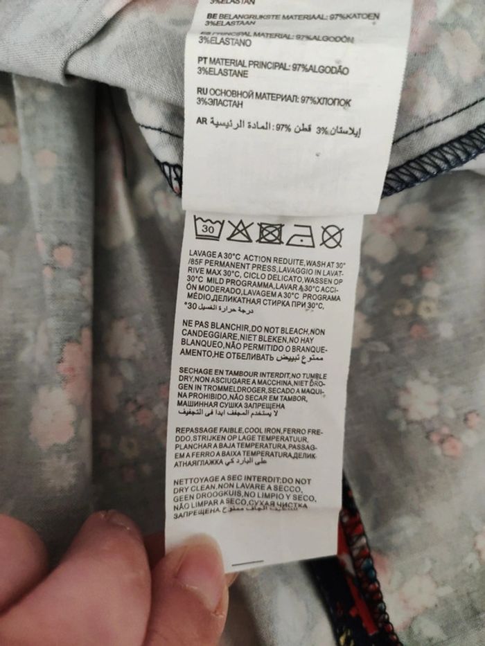 Jupe fleurie Jennyfer taille XS - photo numéro 5