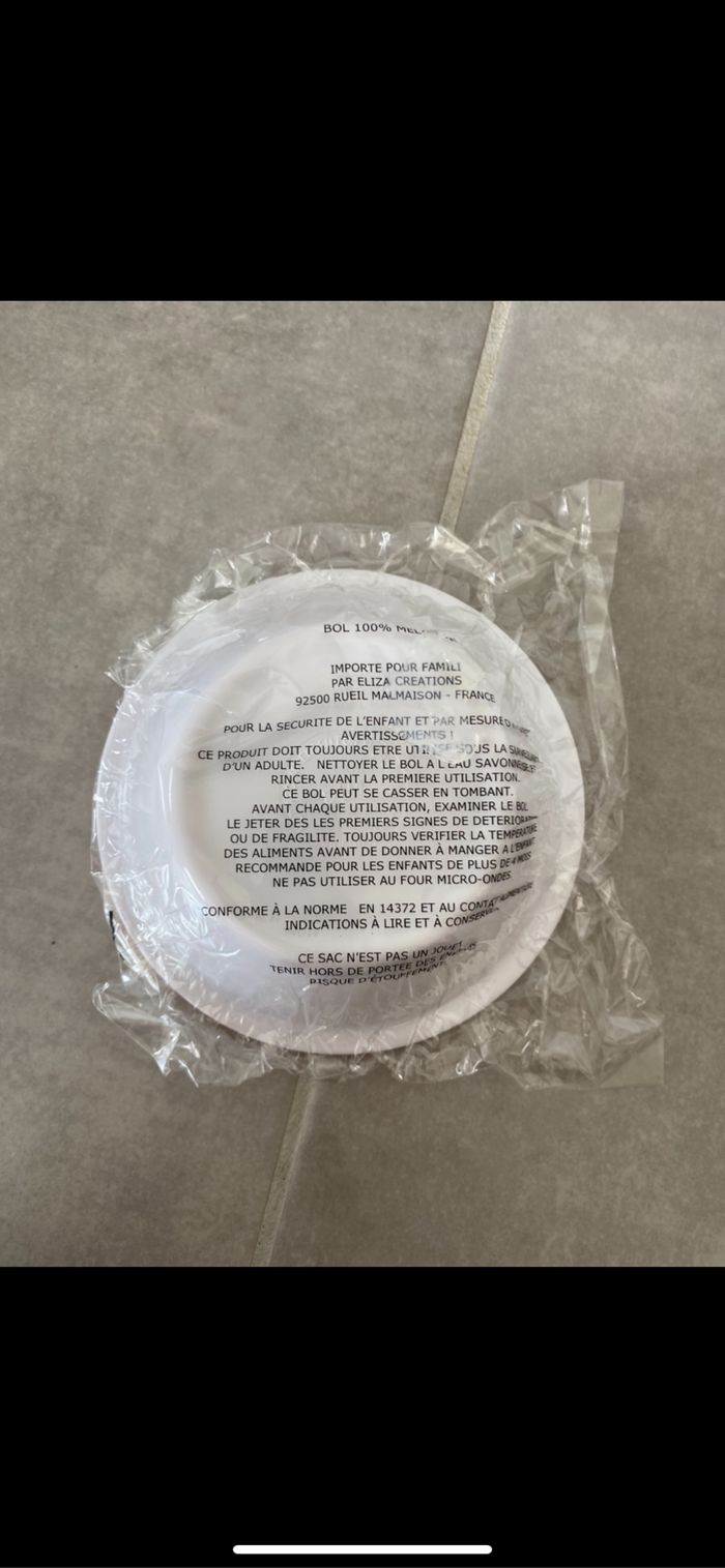 Assiette Bol en plastique bébé Oui Oui Neuf - photo numéro 5