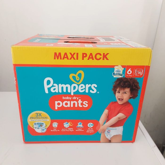 Carton de couches psmpers  taille 6