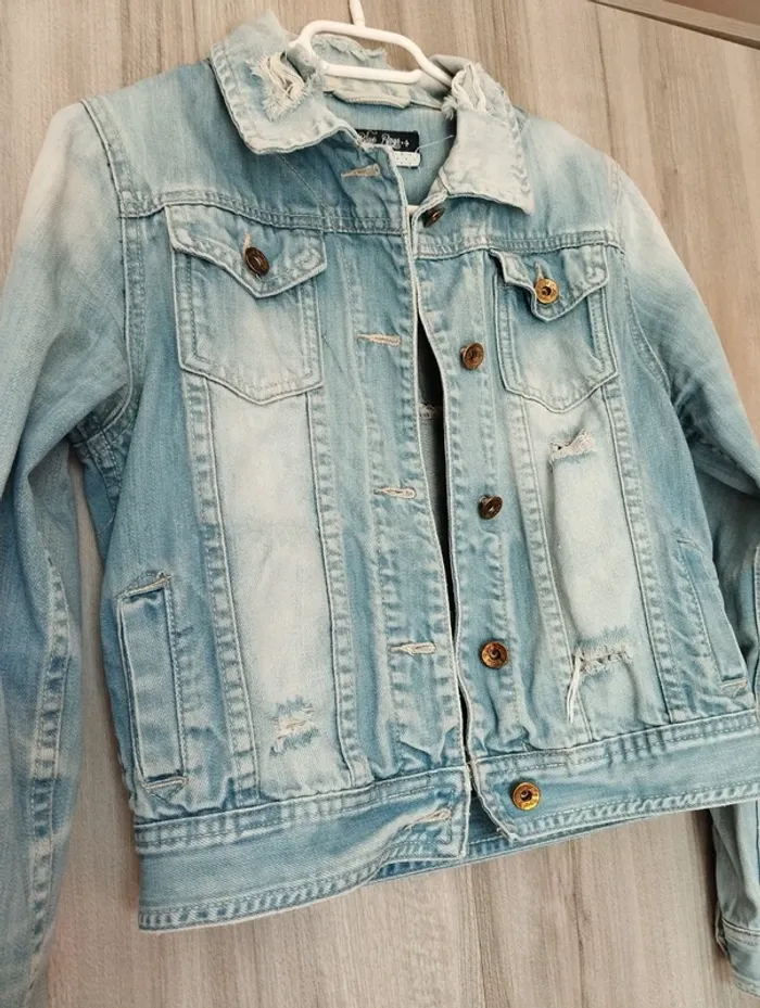 Veste en jeans Blue Rags - taille 38 🎀 - photo numéro 2