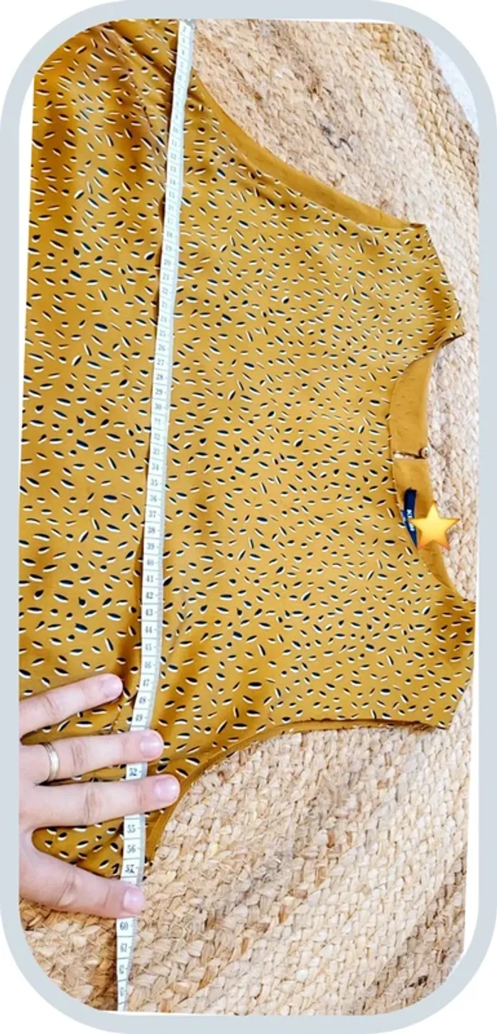 Débardeur imprimé moutarde - KIABI - Taille XL - Très bon état - photo numéro 5