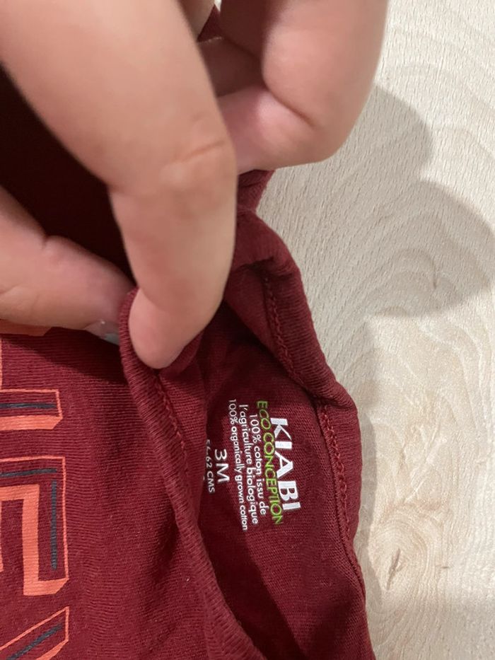 Lot de 2 t-shirt 3 mois - photo numéro 4