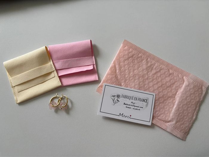 Créole pendentif fleur - photo numéro 2