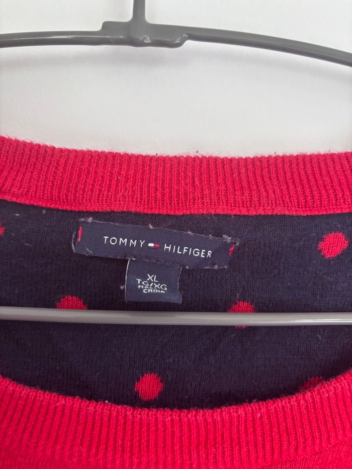 🍎 Pull Tommy Hilfiger Taille XL - 100% coton - photo numéro 4