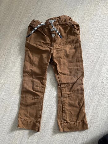 Pantalon marron obaibi 24 mois 86cm