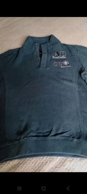 Pull bleu/gris pour homme