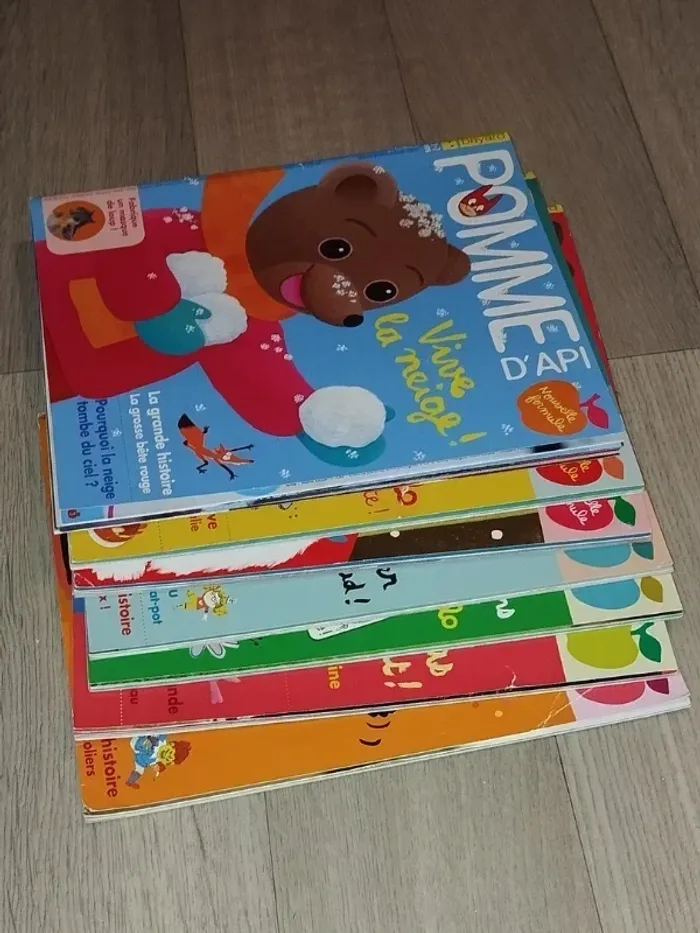 Lot de 7 magazines Pomme d’Api année 2017 L014 - photo numéro 5