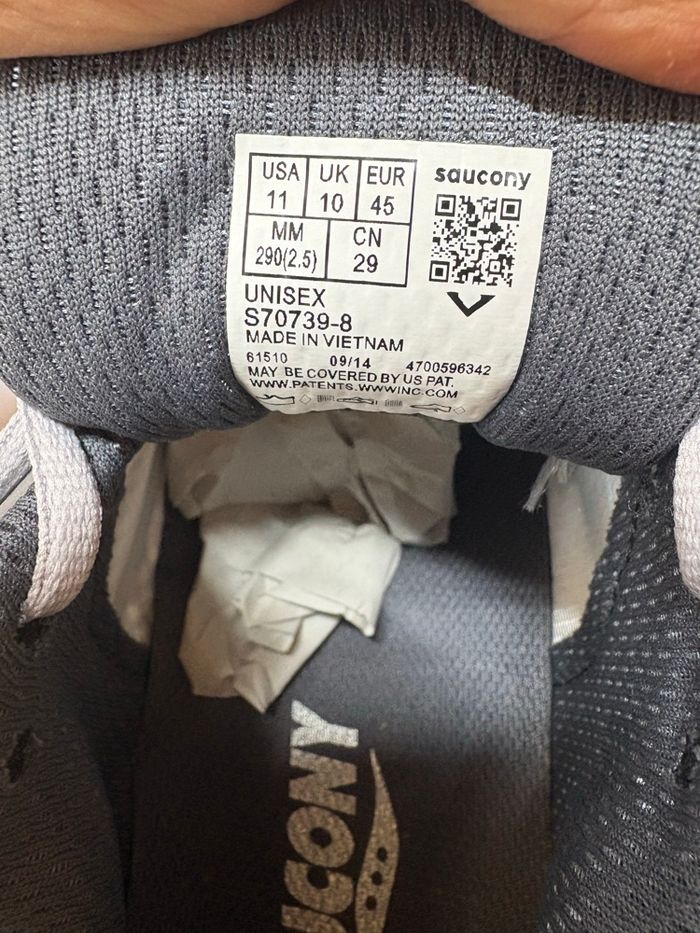 Saucony Omni 9 gris blanc - photo numéro 4