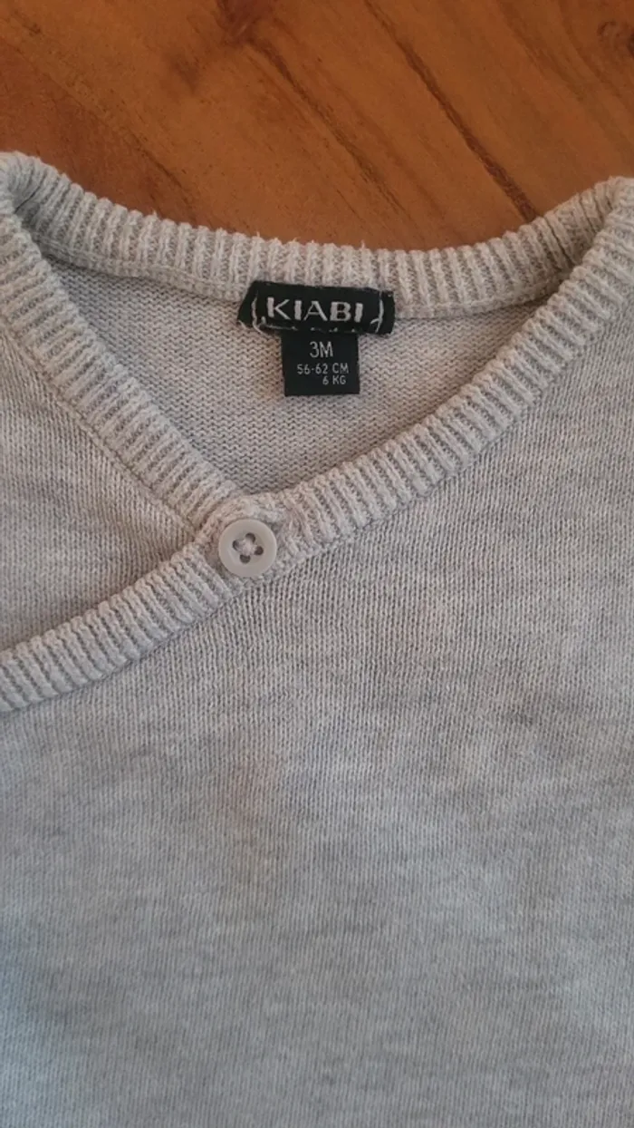 Gilet Kiabi 3 mois - photo numéro 3