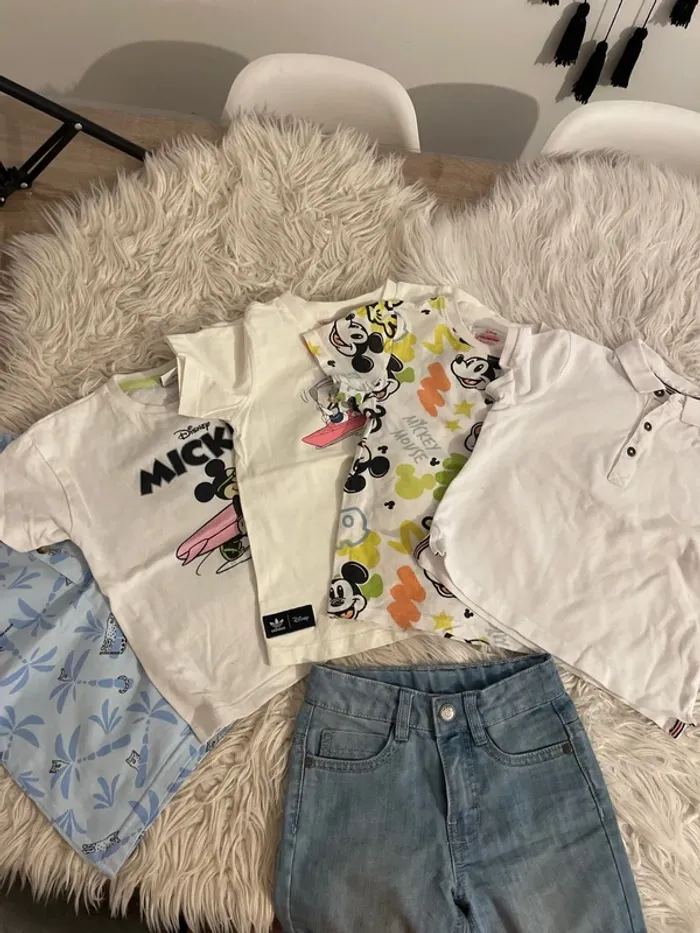 Lot de 5 t-shirt demis manches