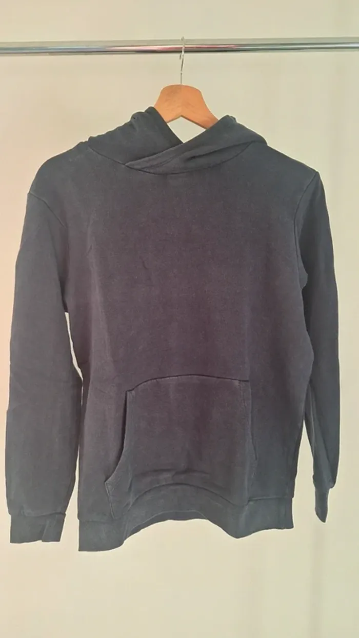 Sweat a capuche bleu marine kiabi XS