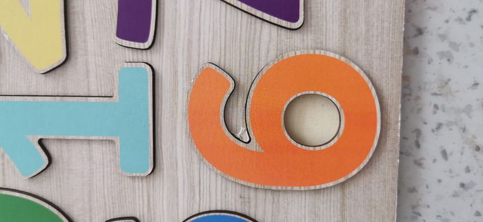 Puzzle en bois chiifre et moyen de transport - photo numéro 8