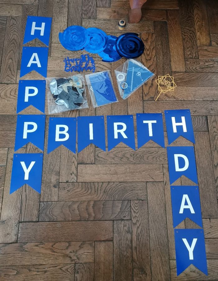 Lot de décoration d'anniversaire garçon 10 ans