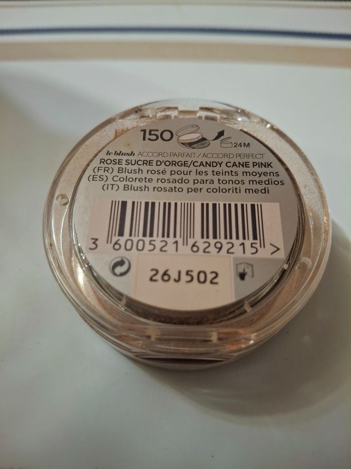 Blush rosé L’oréal Paris "sucre d’orge" n°150 - photo numéro 2