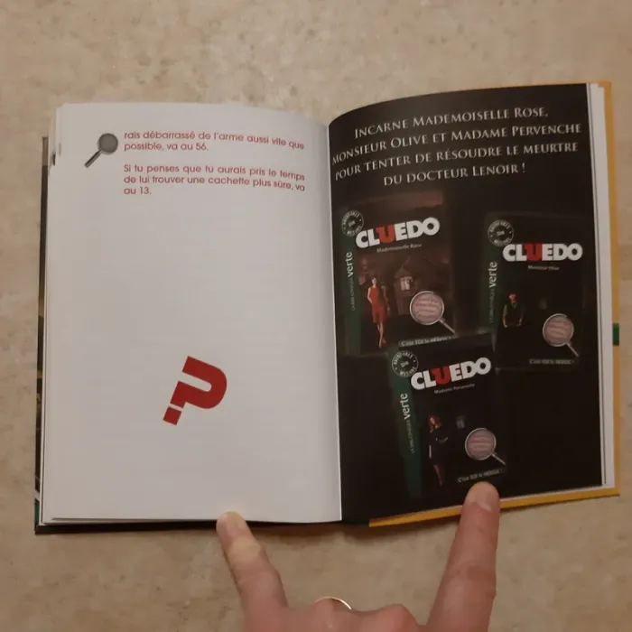 Livre Bibliothèque Verte Cluedo M. Moutarde - photo numéro 5