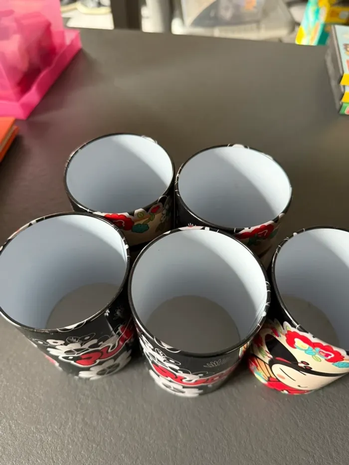 Lot de 5 pots à crayons pucca - photo numéro 2