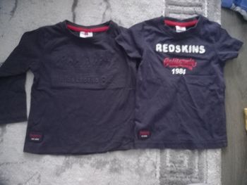 Lot de 2 Tee-shirts redskins 3ans