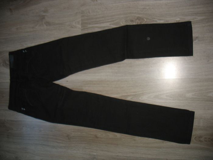 PANTALON DROIT NOIR "CACHE CACHE" - TAILLE 38 - N°03 - photo numéro 2