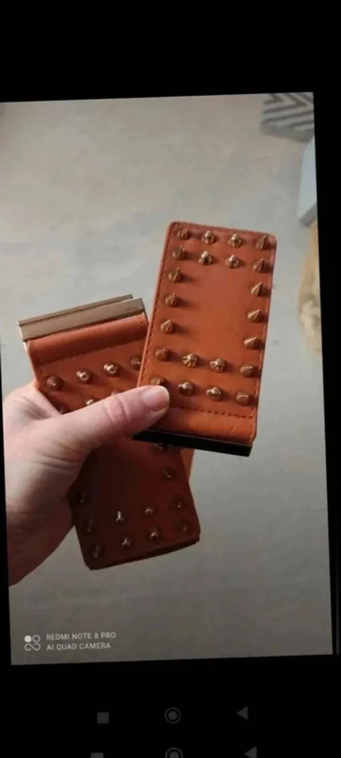Ceinture Camel clous  dorés élastique 70/90  cm - photo numéro 8
