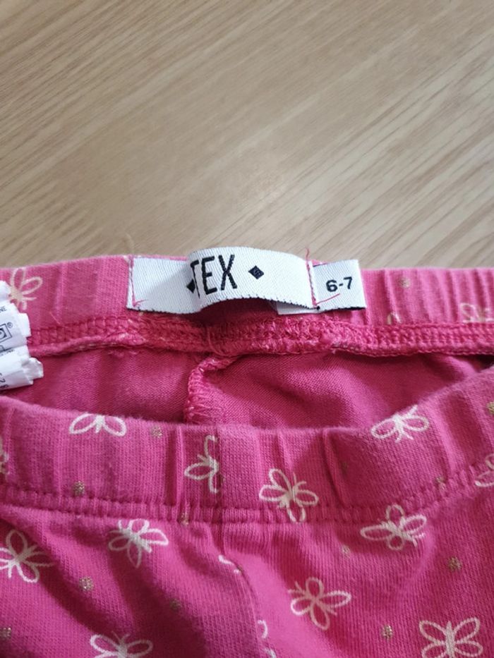 Leggin rose motifs papillons - photo numéro 2