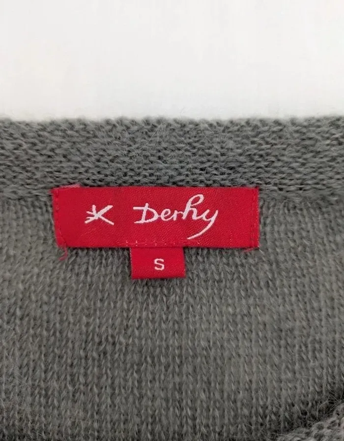 Pull long coloré 60% mohair - René Derhy - taille S - photo numéro 7