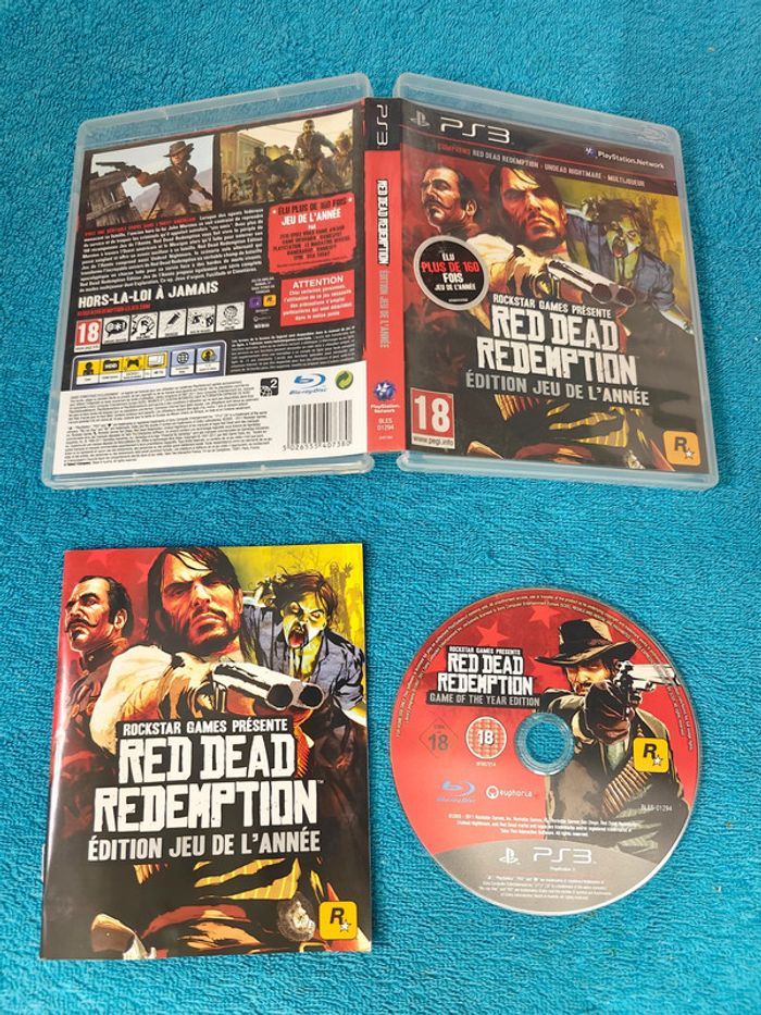 PS3 Red dead redemption édition jeu de l'année
