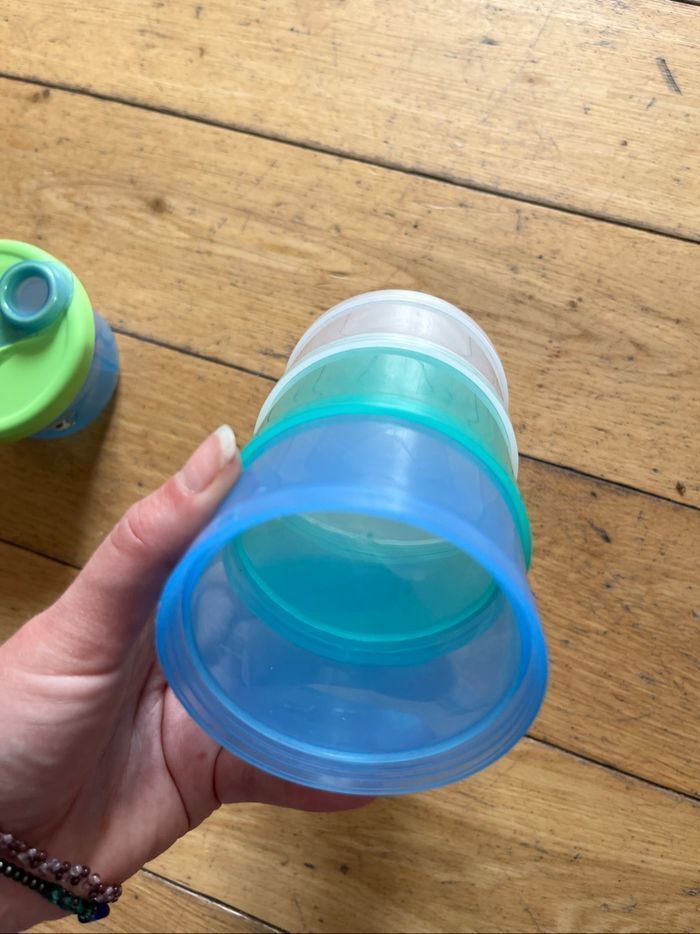 Lot de deux doseurs de lait à 3 parties - photo numéro 2