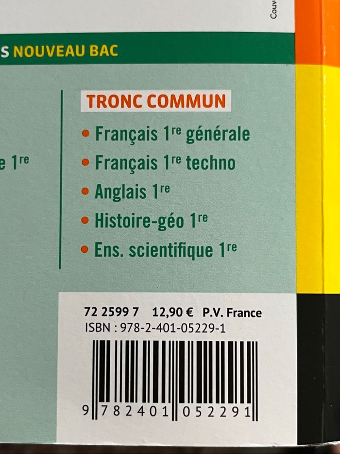 Lots de 3 prépa bac Maths/physique/francais - photo numéro 10