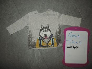 tee shirt IKKS taille 6 mois