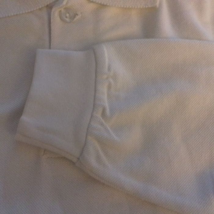 Polo blanc manches longues - Canamas pour Tobogan - T.10ans - Neuf - photo numéro 7