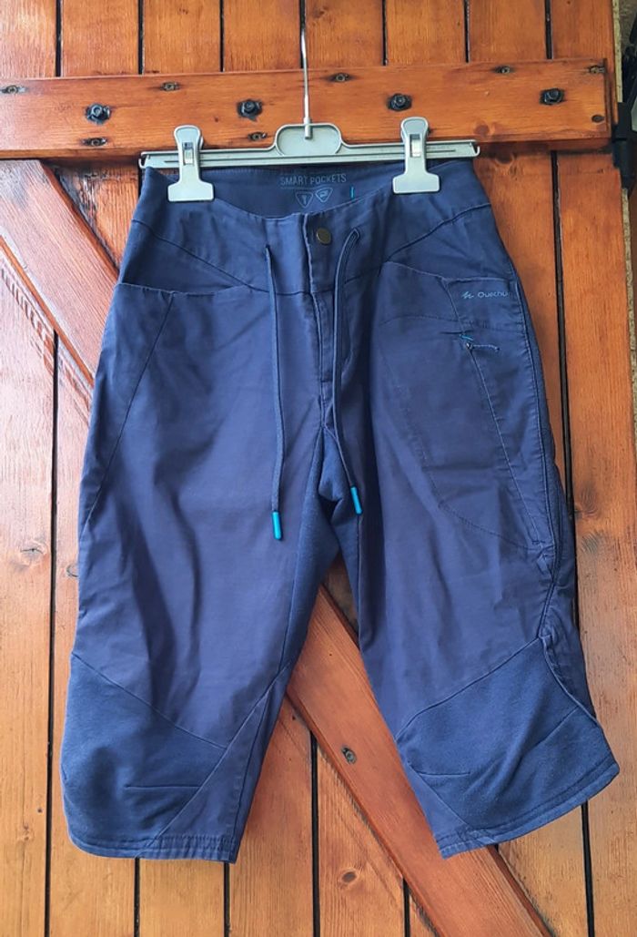 Bermuda bleu marine Décathlon, taille 34