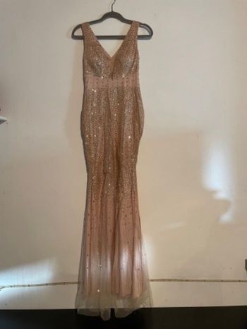 Superbe robe rose gold