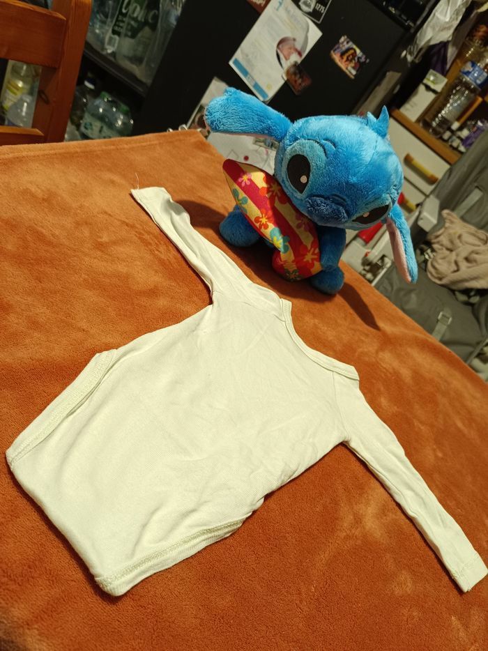 🌸 Body bébé fille – Tex Baby vert à motif 🌸 - photo numéro 2