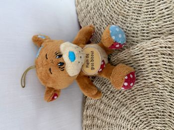 Doudou ours marron rapiécé TI NOURS