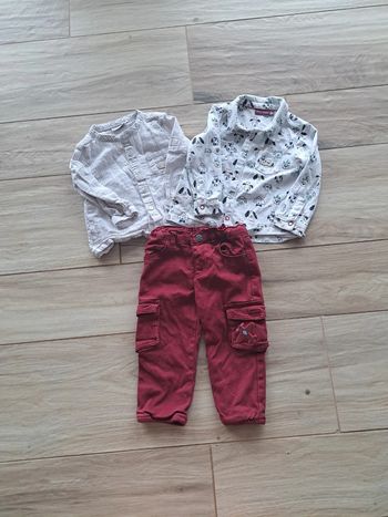 Ensemble chemise pantalon Sergent major 18 mois