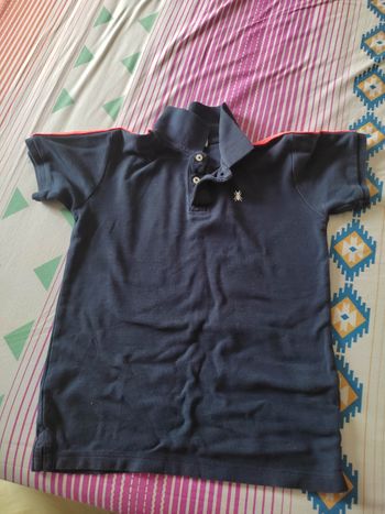 Polo bleu 10 ans garçon