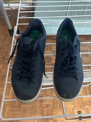 Baskets Lacoste bleues marine