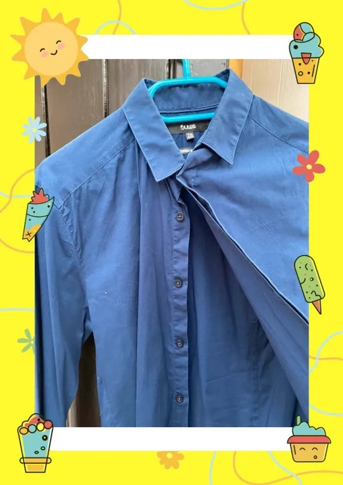 Chemise Jules extra slim Taille 2 37/38 - photo numéro 2